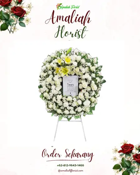 Krans Bunga Duka Sekarjoho